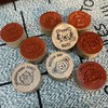 【9个装】动物卡通DIY木质圆形印章动物卡通 九种图案 商品缩略图0