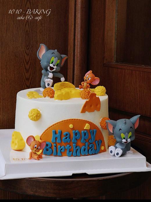 「猫和老鼠·Tom&Jerry」翻糖巧克力·100%动物奶油（附图6寸·提前3天预订） 商品图2