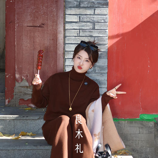 【现货】良木礼绵羊毛休闲套装（改短版）（3711） 商品图3