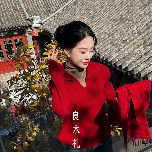 【特价不退换】【预售7天】良木礼山羊绒上衣（D25102355F） 商品图2