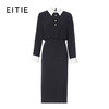 EITIE爱特爱精致通勤撞色翻领收腰包臀一步裙连衣裙秋季新款连衣裙C2507832 商品缩略图5