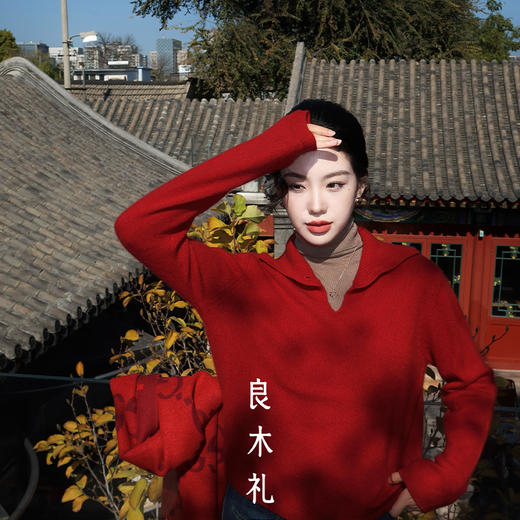 【特价不退换】【预售7天】良木礼山羊绒上衣（D25102355F） 商品图6