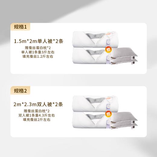 【会呼吸的蚕丝被】睡一次爱上一辈子，蓬松厚实四季好被！（2/12-2/22停发） 商品图1