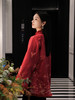 盛唐牡丹盛奢系列 | 赤色一年景手绣水貂棉服 商品缩略图6