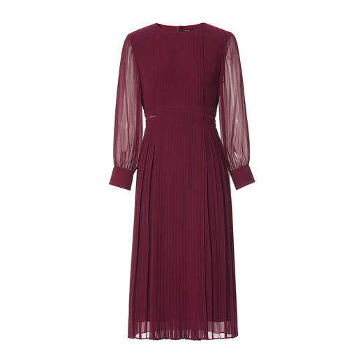 EITIE爱特爱气质高级感网纱垂坠长袖连衣裙B2507684L 商品图7