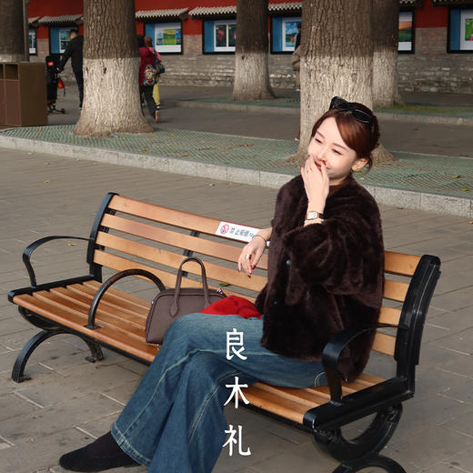 【预售7天】良木礼皮毛一体外套（小拉贡）（D25102673） 商品图1