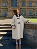 【轻奢双面尼】2525-01（100%绵羊毛）韩版拼色领羊毛双面尼大衣外套-喜出 商品缩略图2