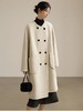 【轻奢双面尼】2514（绵羊毛➕山羊绒）气质款双排扣简约双面尼大衣-喜出 商品缩略图0