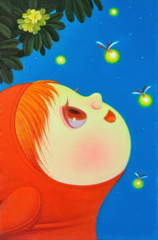 曹继才《萤火虫》原作 商品图0