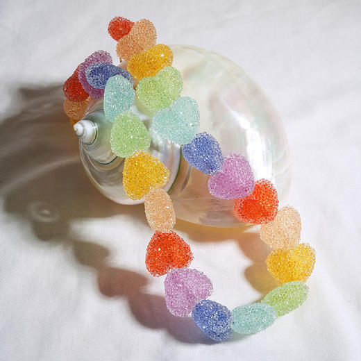 北京仓｜CRYSTAL HAZE-Jelly Heart-彩虹色 爱心 项链［挪威设计师］ 商品图3
