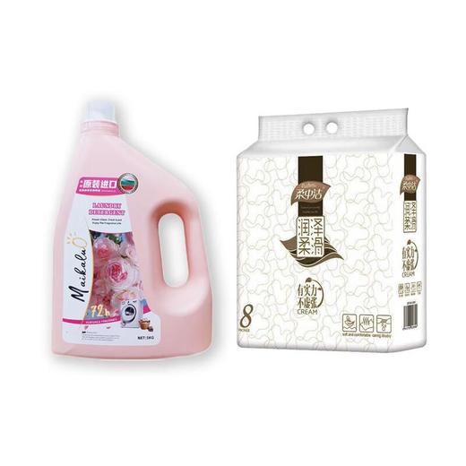 麦卡洛洗衣液5KG+柔中洁468抽纸 商品图0