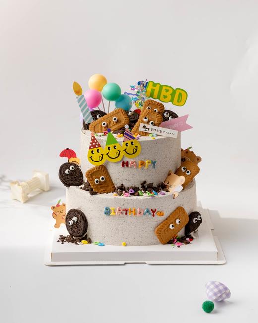 双层童趣奥利奥生日蛋糕 商品图0