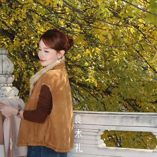 【预售7天】良木礼皮毛一体外套（D8250） 商品图2