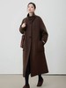 【轻奢双面尼】2529（100%羊毛）韩系赫本风斜扣双面尼大衣外套-喜出 商品缩略图0