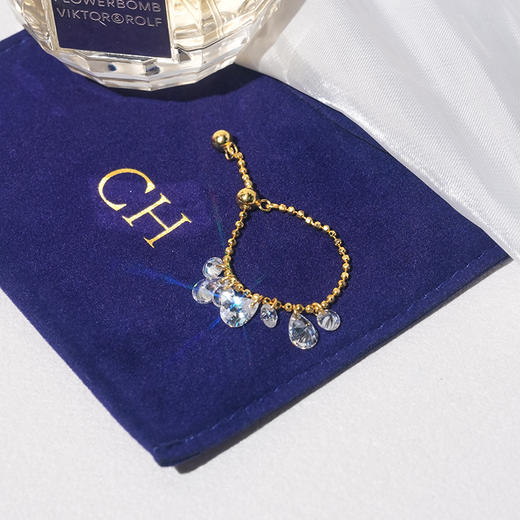 北京仓｜Crystal haze-Eterna-流苏 金色 锆石 戒指［挪威设计师］ 商品图2