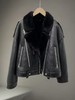 超厚款～加厚机车风皮毛一体爆款夹克外套-喜出 商品缩略图1