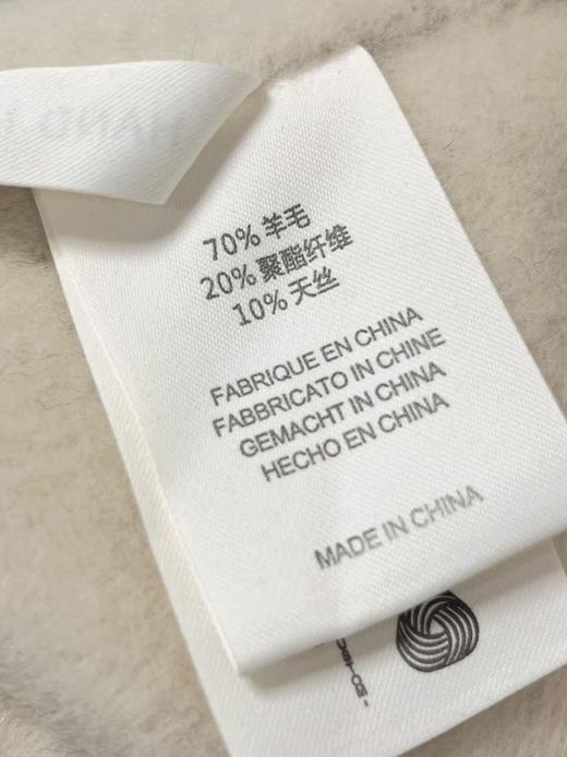 赠送手套【轻奢双面尼】2520（羊毛➕天丝）韩系氛围感长款双面尼连帽大衣外套-喜出 商品图4