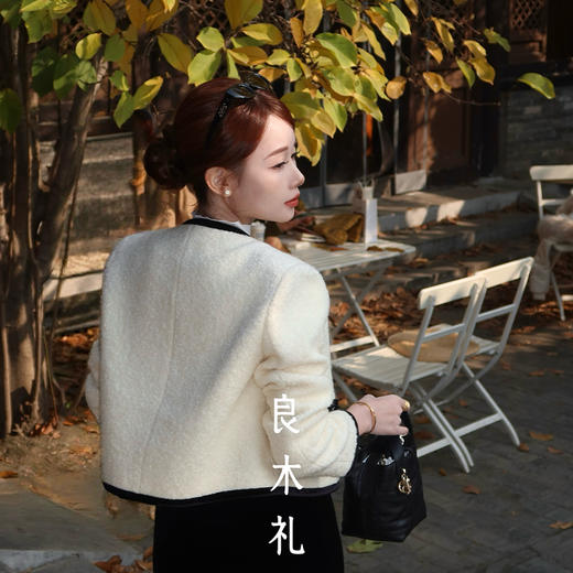 【预售7天】良木礼小香羊毛外套（Q8109） 商品图6