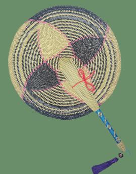 精编草柄大草扇 商品图0