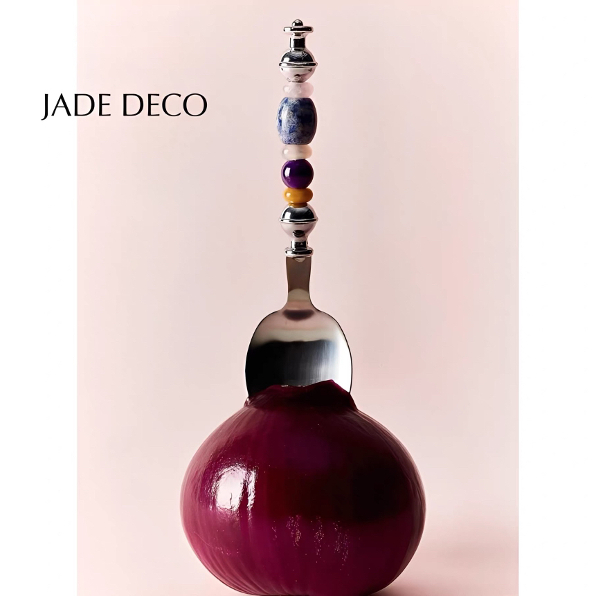 【苏州】Jadeco/天然石串珠餐勺