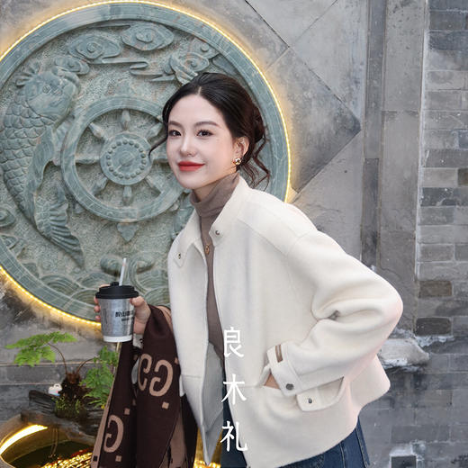 【特价不退不换】【预售7天】良木礼山羊绒外套（D8213） 商品图1