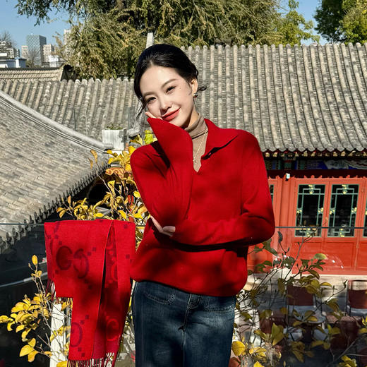 【特价不退换】【预售7天】良木礼山羊绒上衣（D25102355F） 商品图0