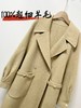【轻奢双面尼】2528（100%澳洲超细羊毛）韩版气质口袋盘扣双面尼大衣-喜出 商品缩略图2