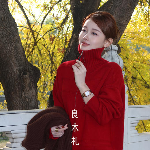 【预售7天】良木礼山羊绒上衣（D25102823F） 商品图2