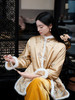 盛唐牡丹盛奢系列 | 松花黄一年景手绣水貂棉服 商品缩略图4