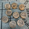 【9个装】动物卡通DIY木质圆形印章动物卡通 九种图案 商品缩略图3