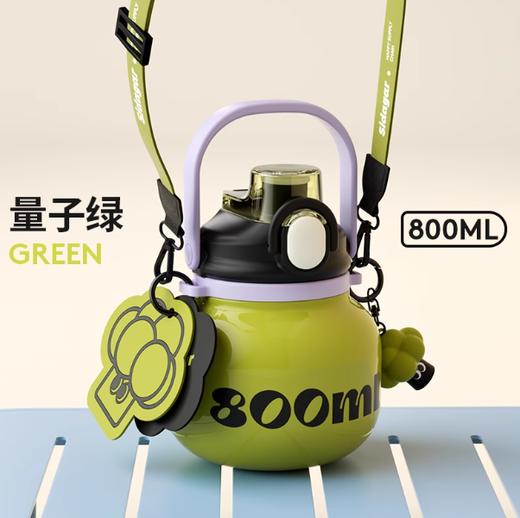 世大家潮酷风FULU保温杯量子绿（800ml） 商品图0