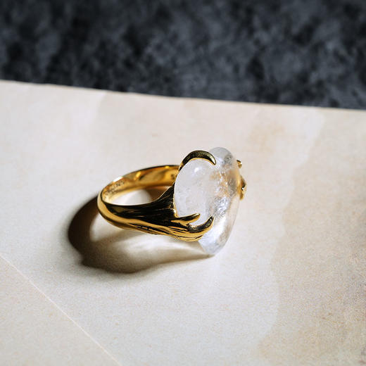 北京仓｜Goossens Paris-COEUR PRECIEUX CRISTAL NATUREL-爱心 戒指［法国设计师］ 商品图6