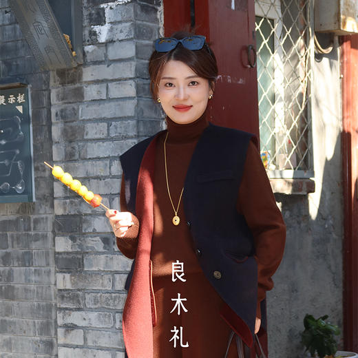【特价不退换】良木礼羊毛马甲（D25102810） 商品图2