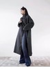 【轻奢双面尼】2515（绵羊毛➕莱赛尔）高级感立领气质双面尼大衣长款外套-喜出 商品缩略图3