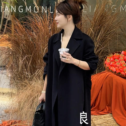 【特价不退换】【预售7天】良木礼羊绒大衣（2547） 商品图1