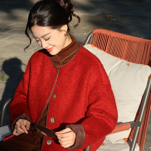 【预售7天】良木礼羊毛外套（D25103879） 商品图4