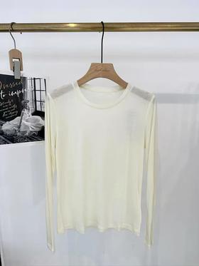 女王节抢购价-不支持退【自营】不参与退货 8005纯色长袖针织上衣-喜出