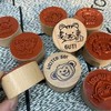 【9个装】动物卡通DIY木质圆形印章动物卡通 九种图案 商品缩略图2