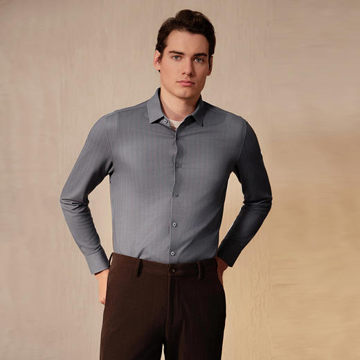 YvesFigarau伊夫·费嘉罗休闲长袖衬衫962310 商品图2