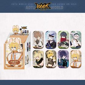 凹凸世界 山海有灵系列 方形徽章 吧唧 8包/盒 国谷