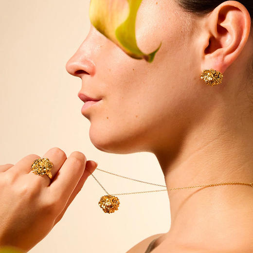 北京仓｜Agapee-Meli-金色 梅利 花朵 项链［法国设计师］ 商品图3