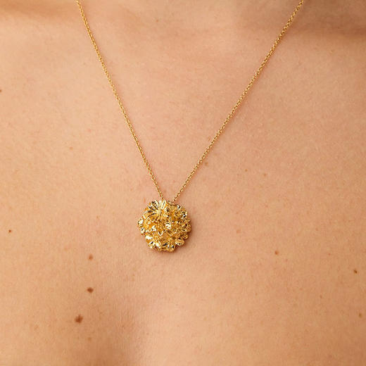 北京仓｜Agapee-Meli-金色 梅利 花朵 项链［法国设计师］ 商品图1