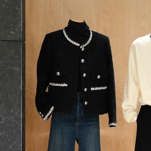 【特价不退换】良木礼羊毛小香外套（D25103889） 商品图1