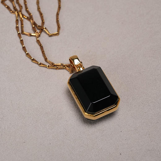 北京仓｜Goossens Paris-COLLIER PEND GM STONES- 黑玛瑙 项链  ［法国设计师］ 商品图2