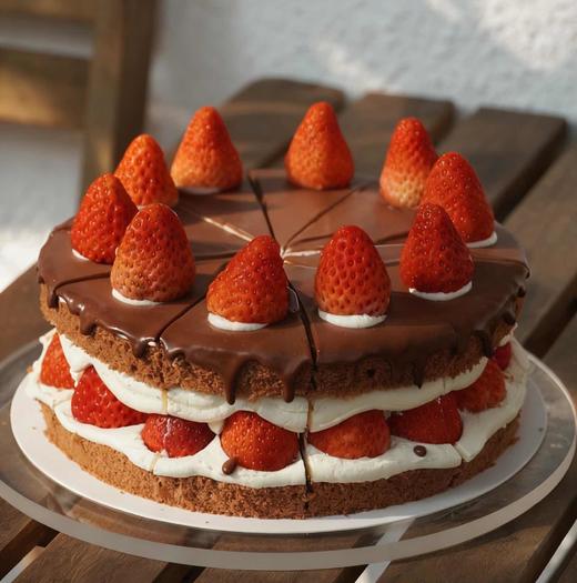 草莓巧克力布丁派 商品图1