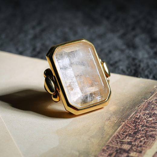 北京仓｜Goossens Paris-Stones-天然水晶 戒指（大号）［法国设计师］ 商品图0