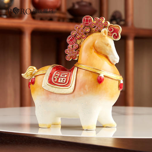 E-LB-R91690J（91704J）  罗比罗丹  马上有福摆件单个（18.5*10.5*20） 商品图1