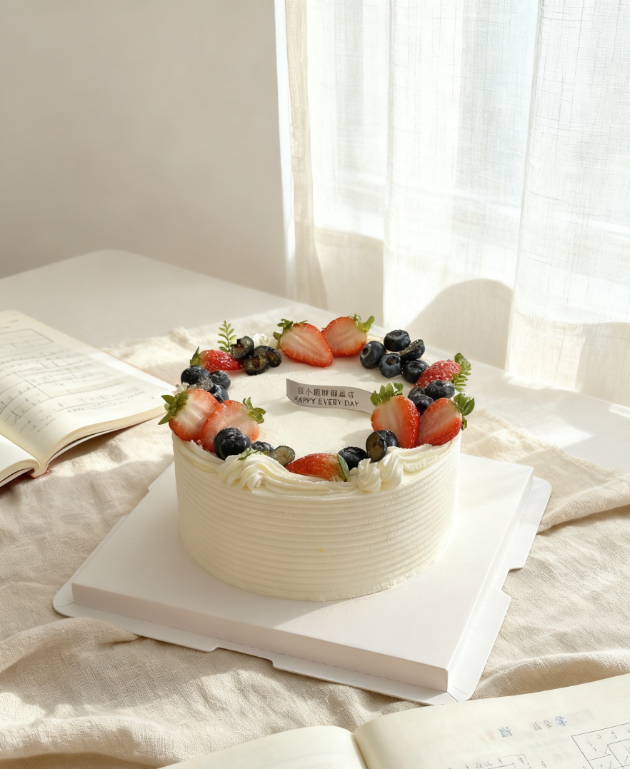 商城福利，清新草莓蛋糕，推荐