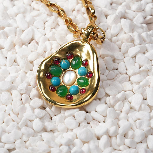 北京仓｜Goossens Paris-Circé-金色 海洋宝藏 项链［法国设计师］ 商品图3