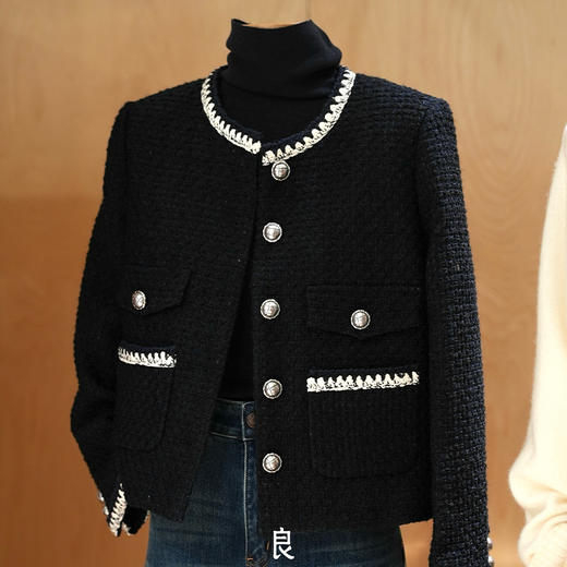 【特价不退换】良木礼羊毛小香外套（D25103889） 商品图0